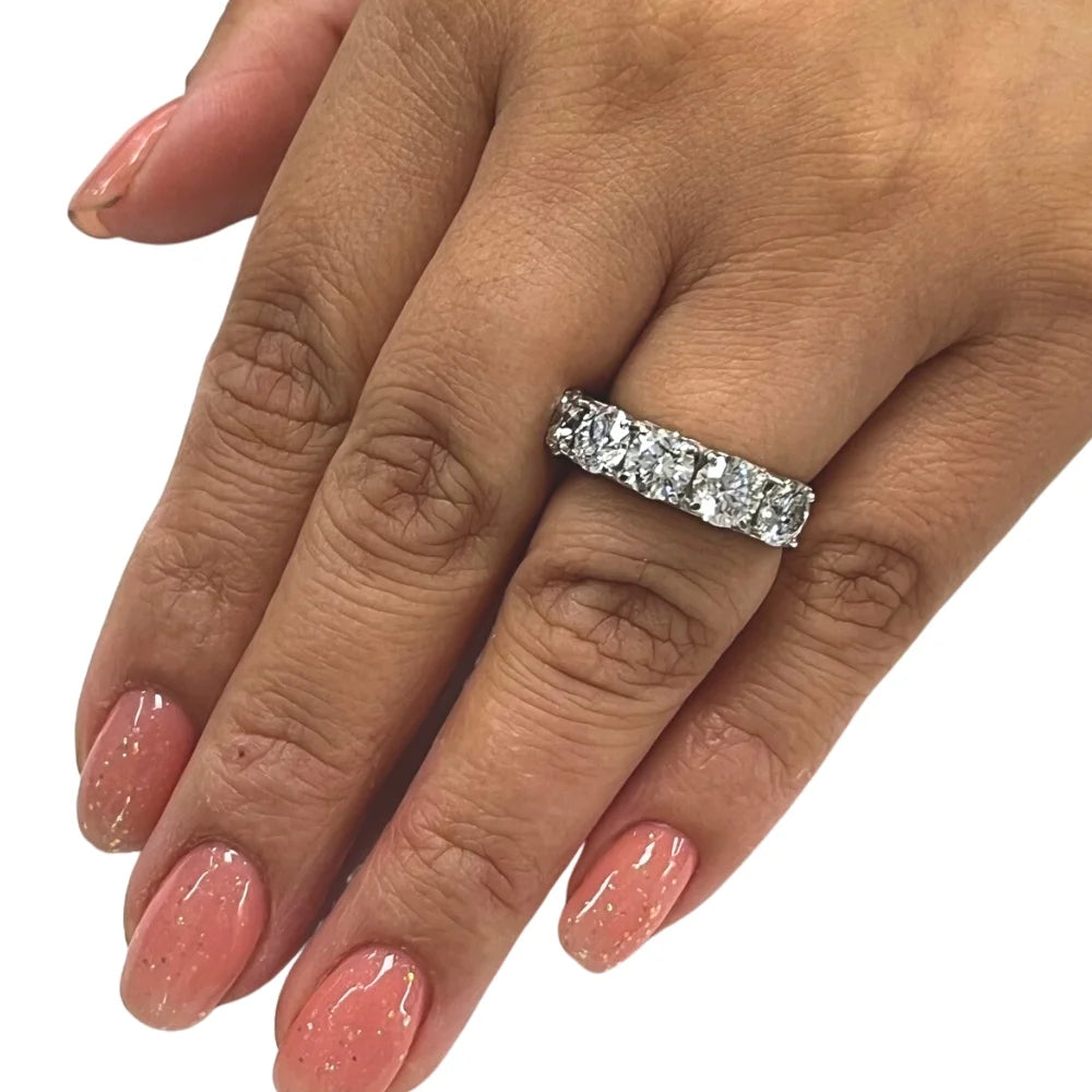 14K White Gold Lab Grown Diamond Wedding Ring M9764