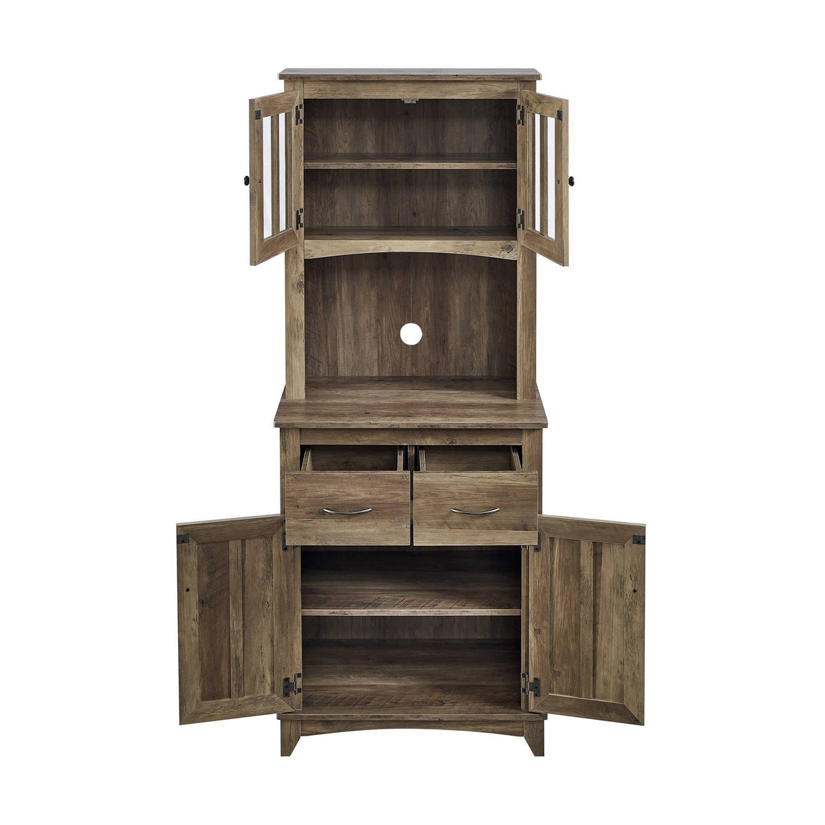 Reclaimed Wood Microwave Cabinet G18943
