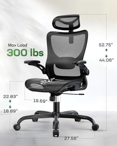 Ergonomic Mesh High Back Office Chair with Lumbar Support K45057