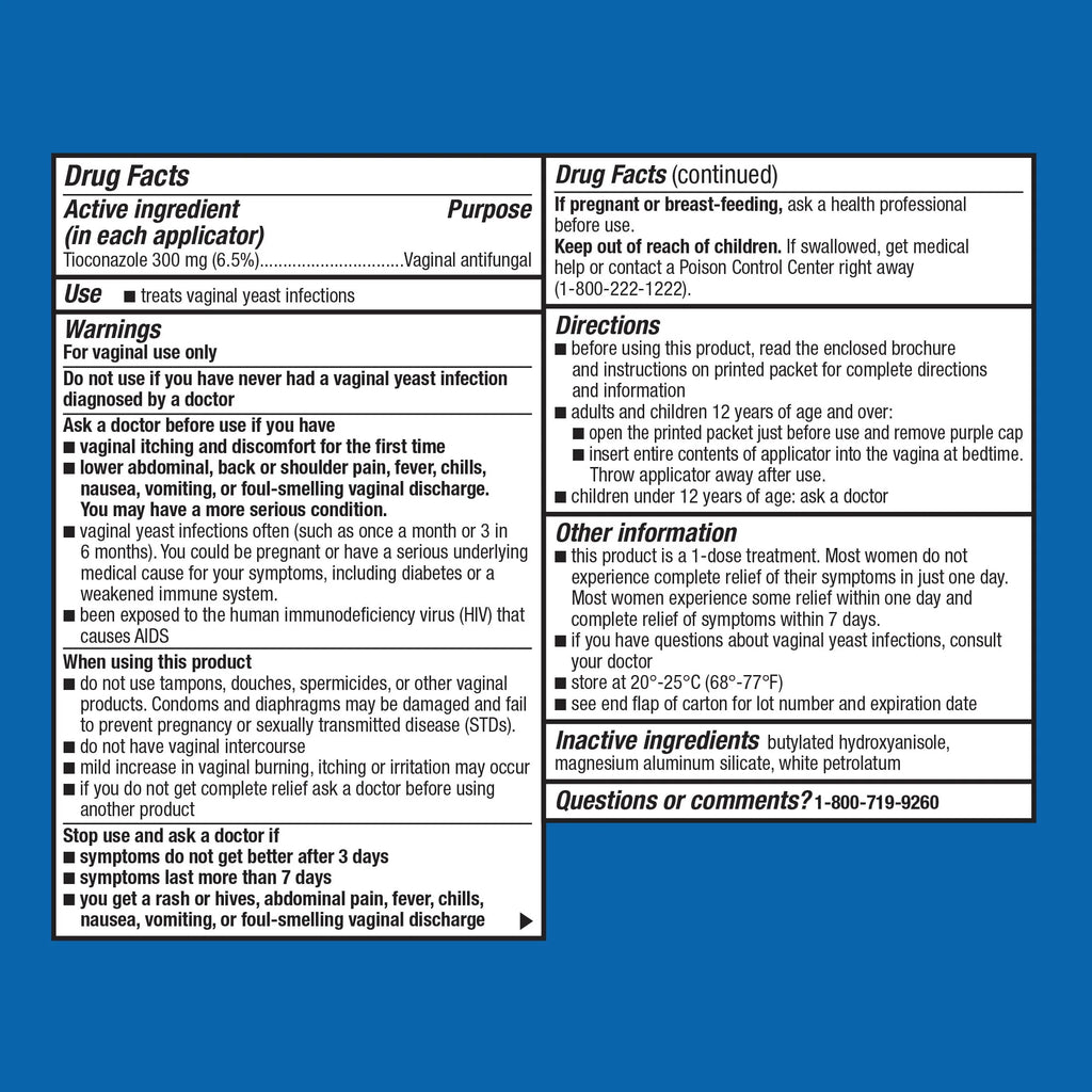 Vaginal Antifungal 4.6 Gram A635820