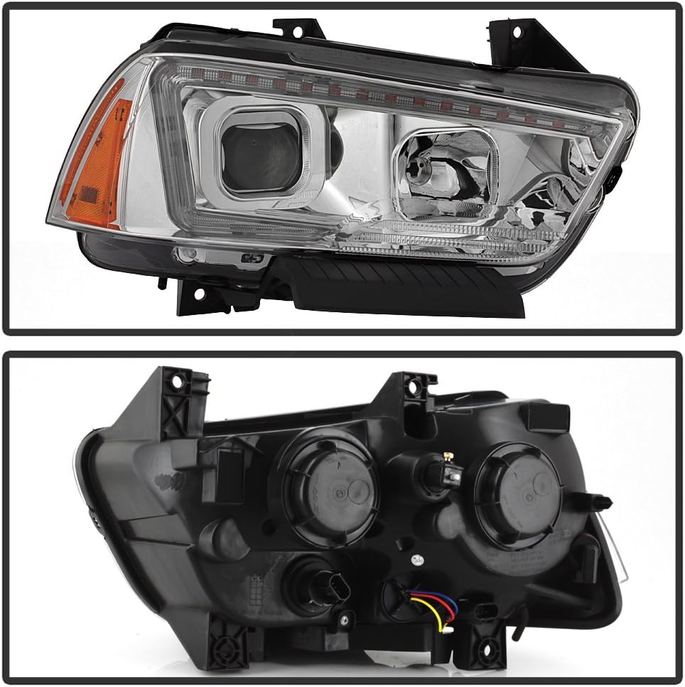 Chrome Projector Headlights Set L7259