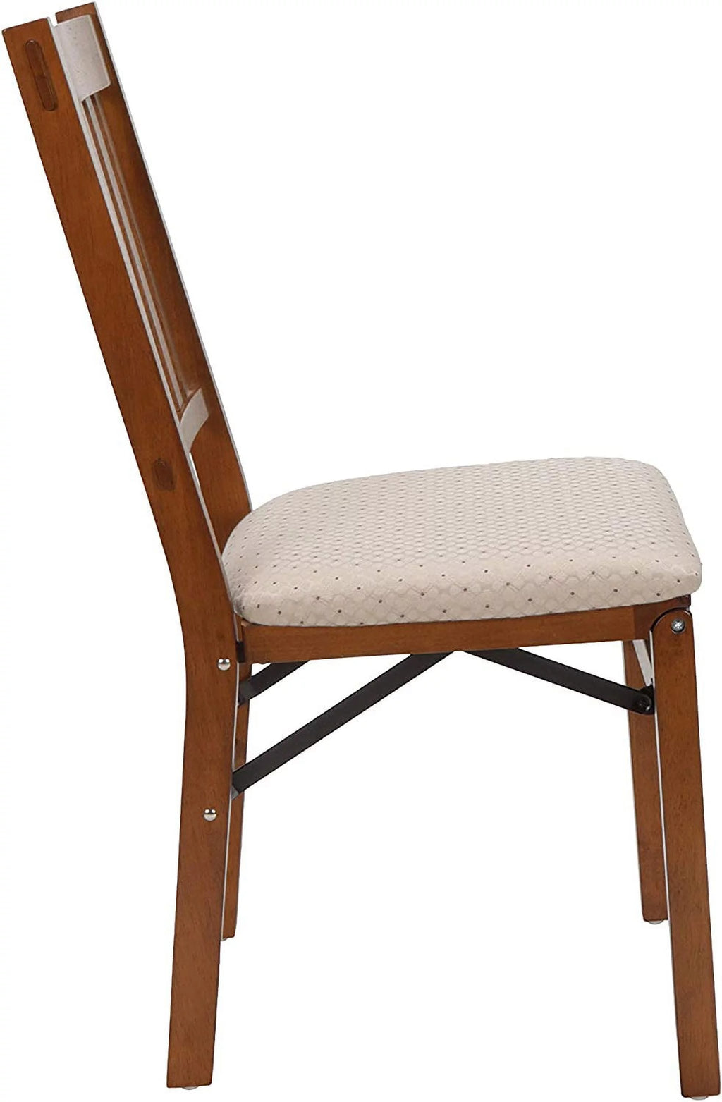 Fruitwood Finish Folding Chair Set of 2 P7721