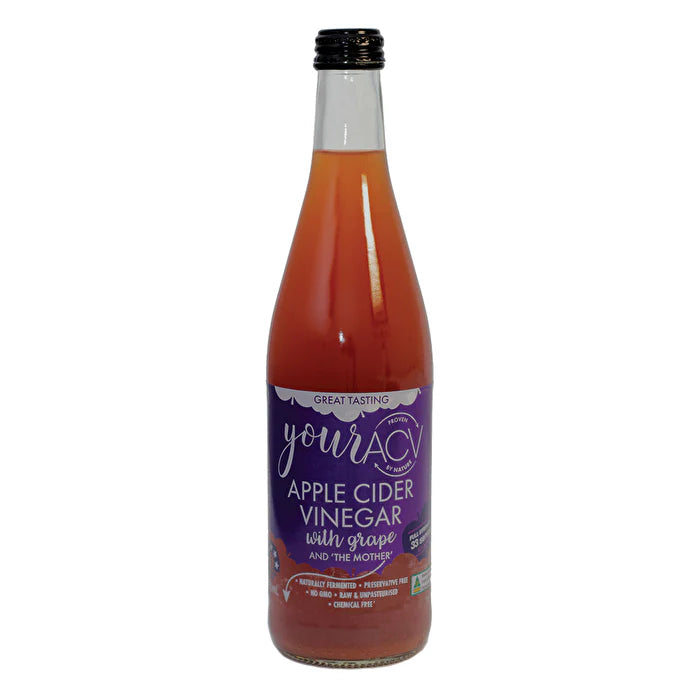 Apple Cider Vinegar with Grape and 'The Mother' 500ml L492
