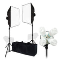 1600W Photography Softbox Light Stand Continuous Lighting Kit J248832