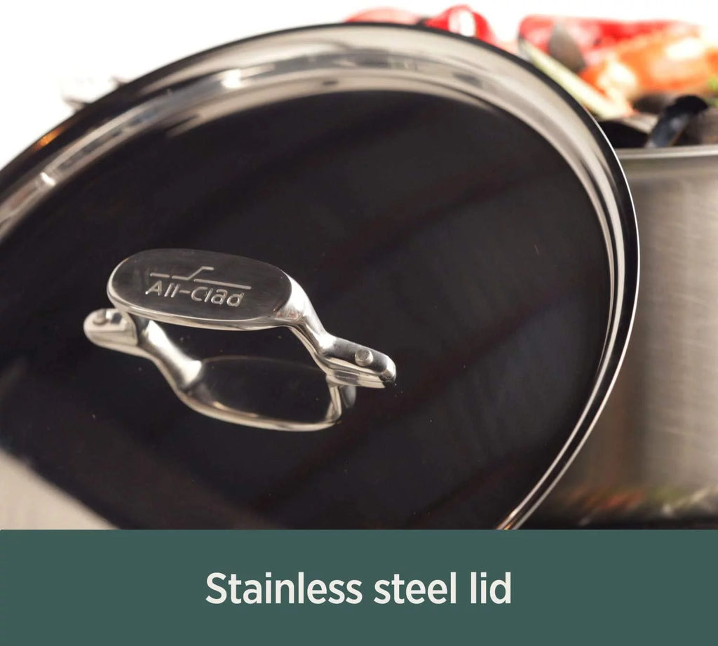 5-Ply Brushed Stainless Steel Cookware Set 10 Piece M460