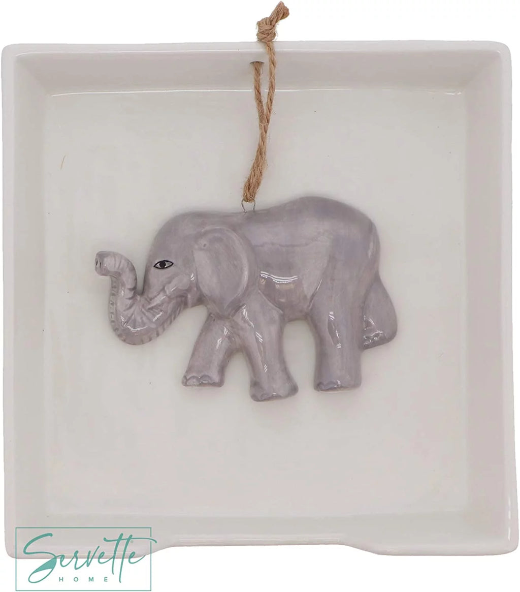 White Ceramic Napkin Holder K651917