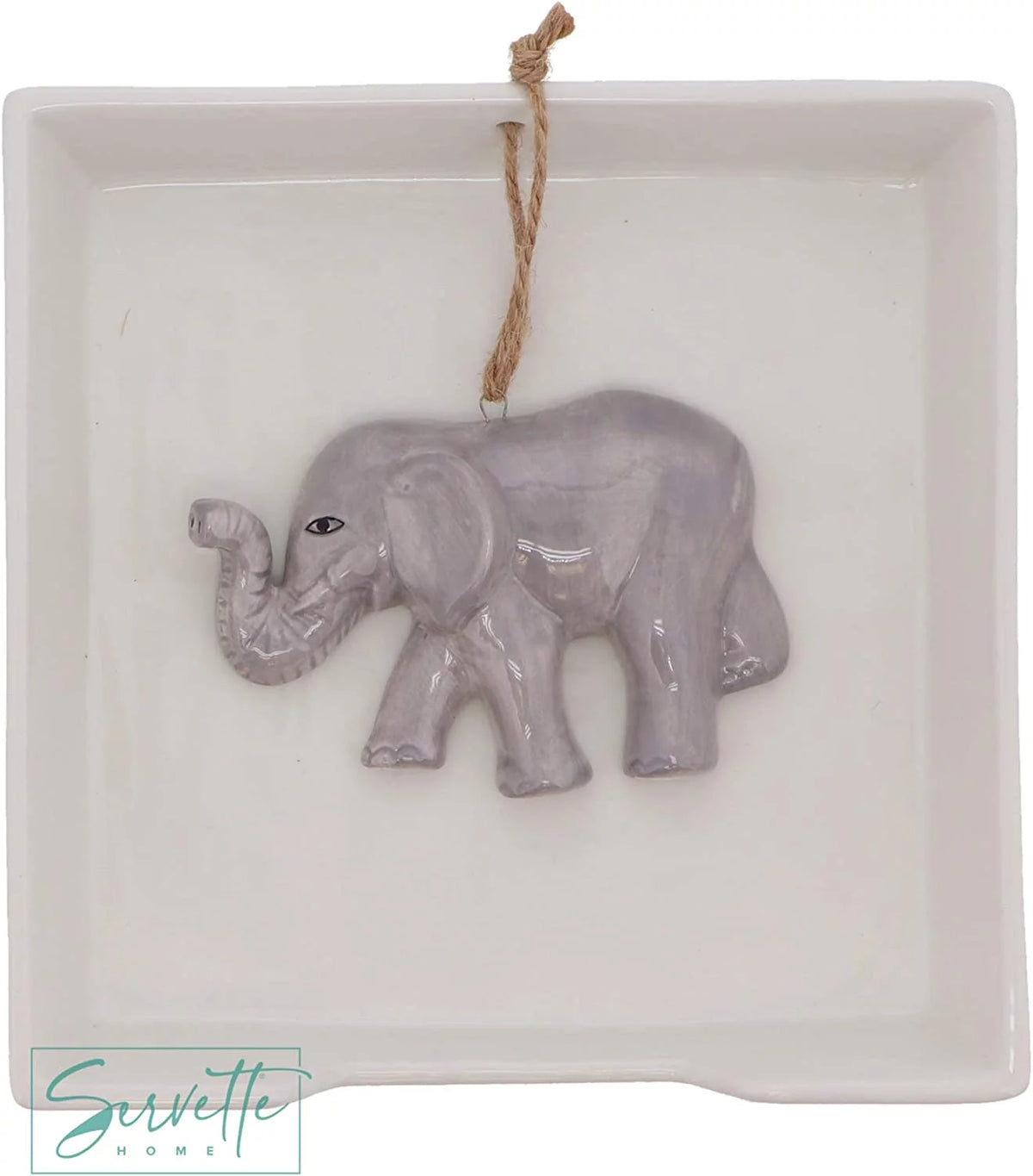 White Ceramic Napkin Holder K651917