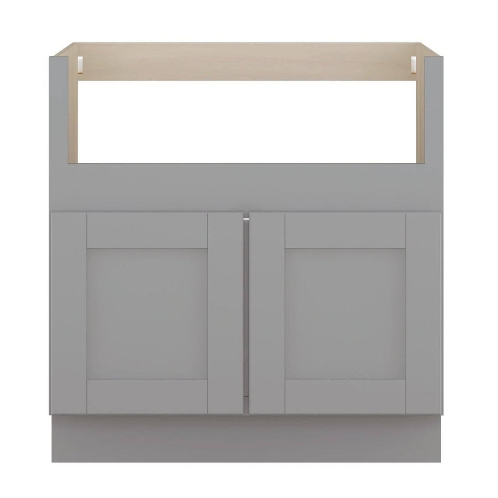 Dove Gray Double Door Farm Sink Base Cabinet S6641
