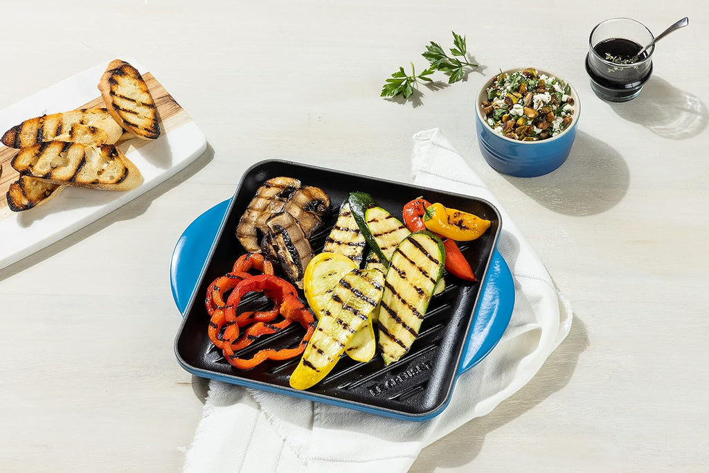 Enameled Cast Iron Square Grill G4036