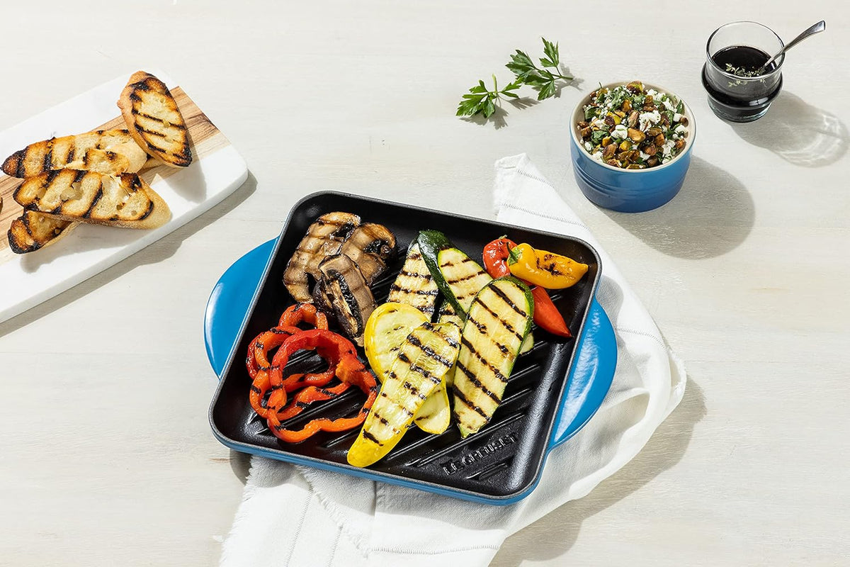 Enameled Cast Iron Square Grill G4036