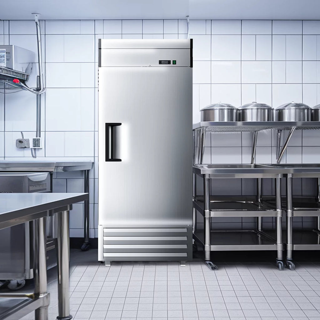 27 Cu.ft Single Door Stainless Steel Reach-in Refrigerator V299