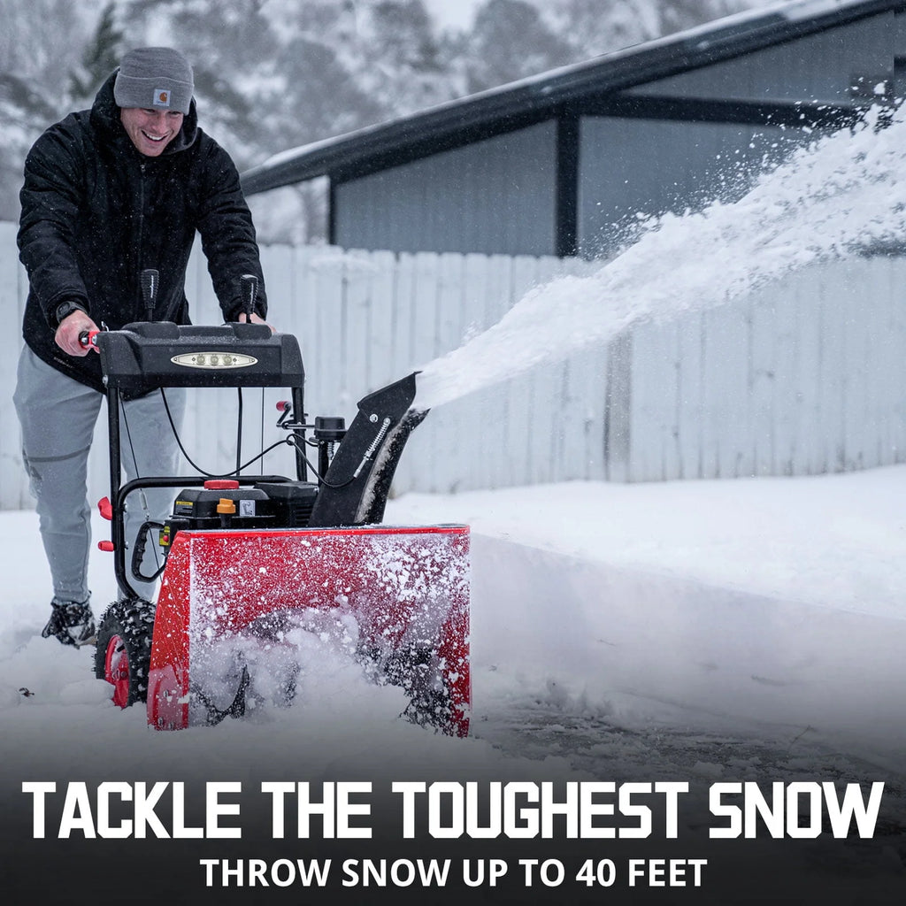 24 in. Two-Stage 212CC Self-Propelled Gas Snow Blower M298
