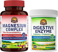 Magnesium Glycinate Digestive Enzymes 90 & 60 Vegan Capsules K791