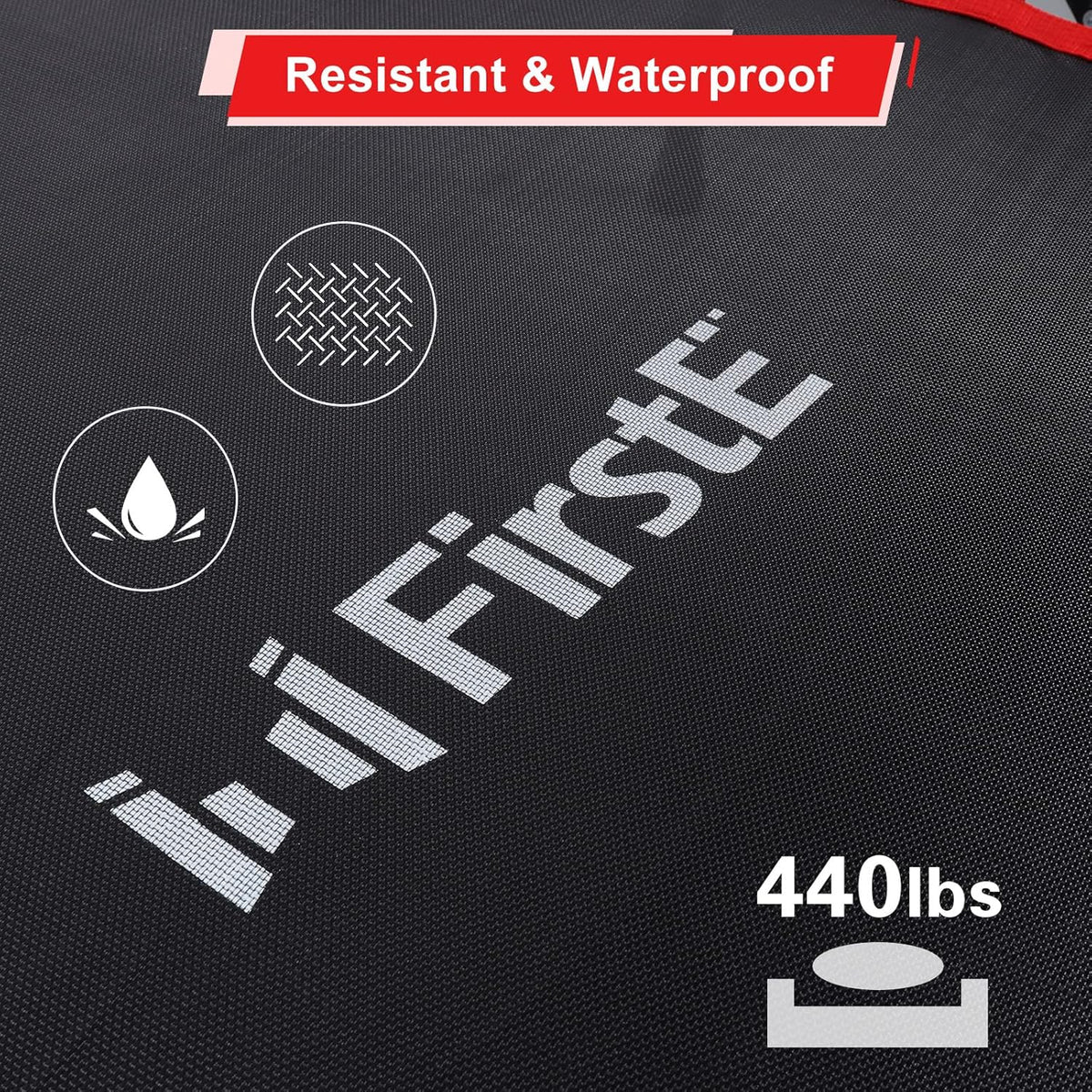 50" Foldable Fitness Trampoline with Adjustable Foam Handle H9359