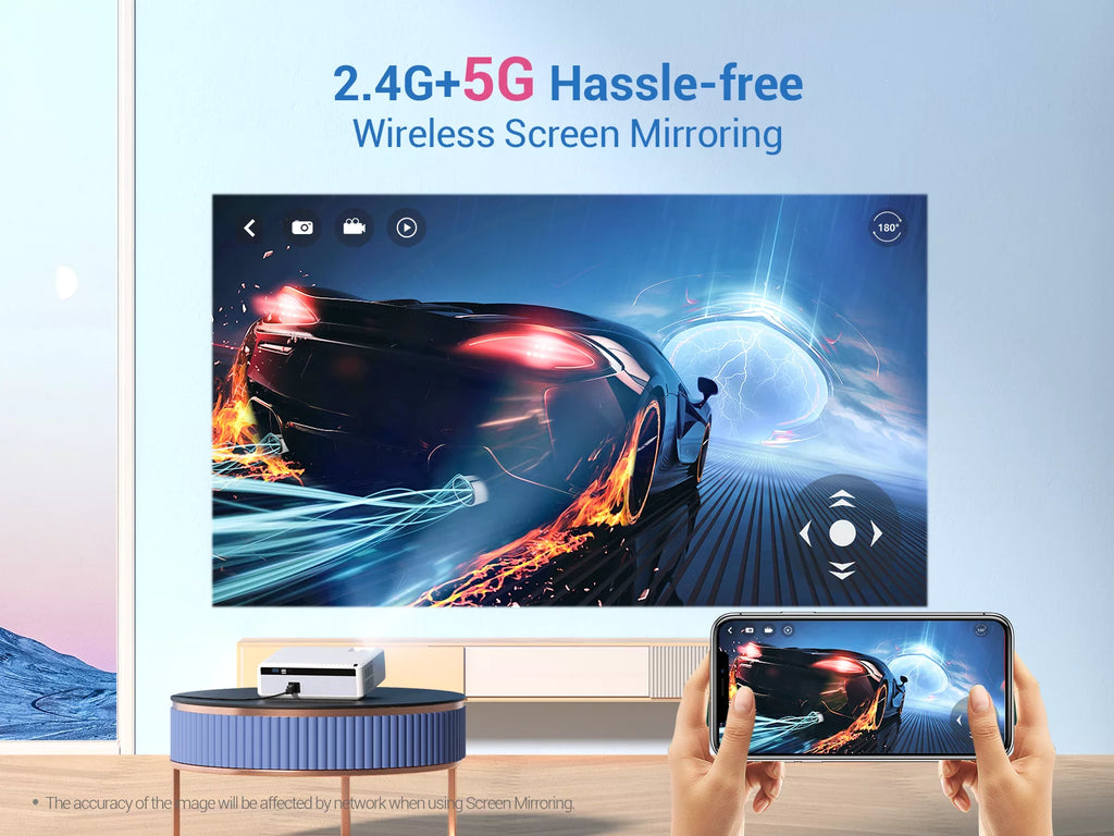 Native 1080P 5G Wifi LCD Projector N234002