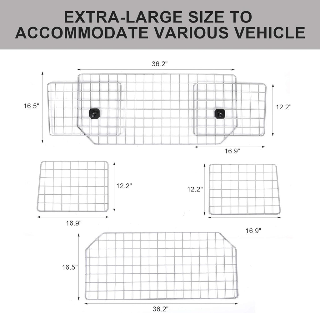 Heavy-Duty Adjustable Wire Mesh Pet Barrier H415028