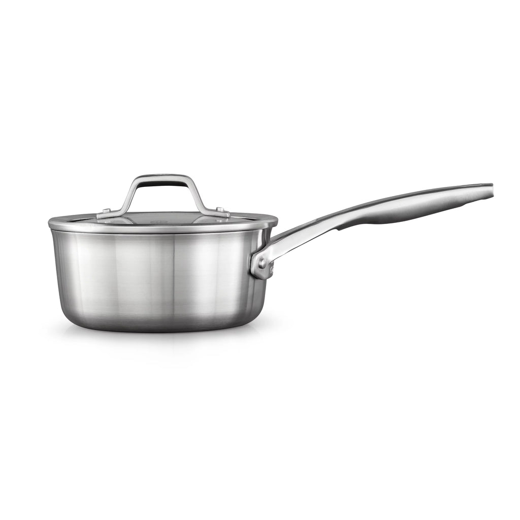 Stainless Steel 1.5-Quart Sauce Pan with Cover N182343