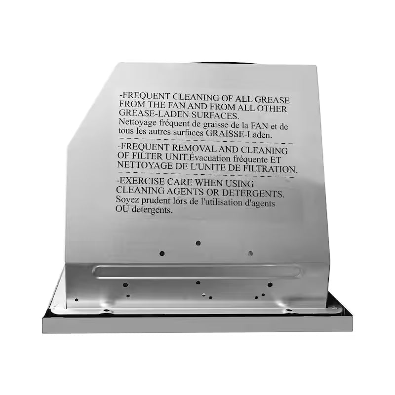 36 in. 380 CFM Ducted Insert Range Hood in Stainless Steel H920554