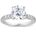 4Ct Diamond Engagement Ring in 14k White, Yellow, or Rose Gold X92648