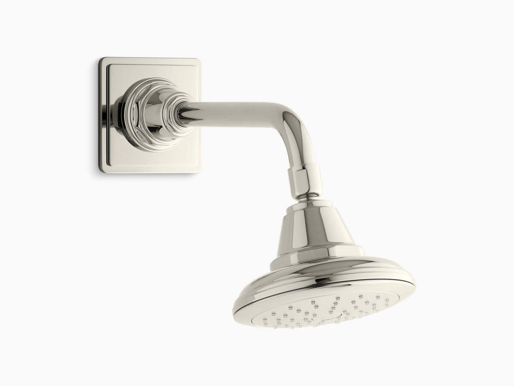 Vibrant Polished Nickel Single Function Shower Head J64917