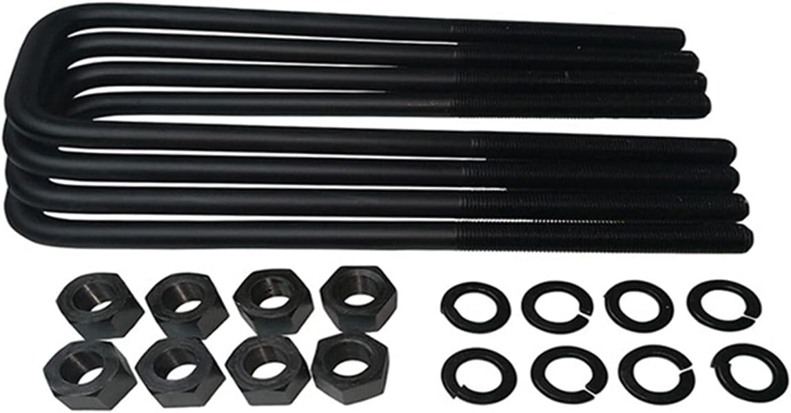 Adjustable Front Lift Forged Steel Torsion Keys & 3 Rear Lift Kit + Shock Extenders 4WD 8-Lug N656