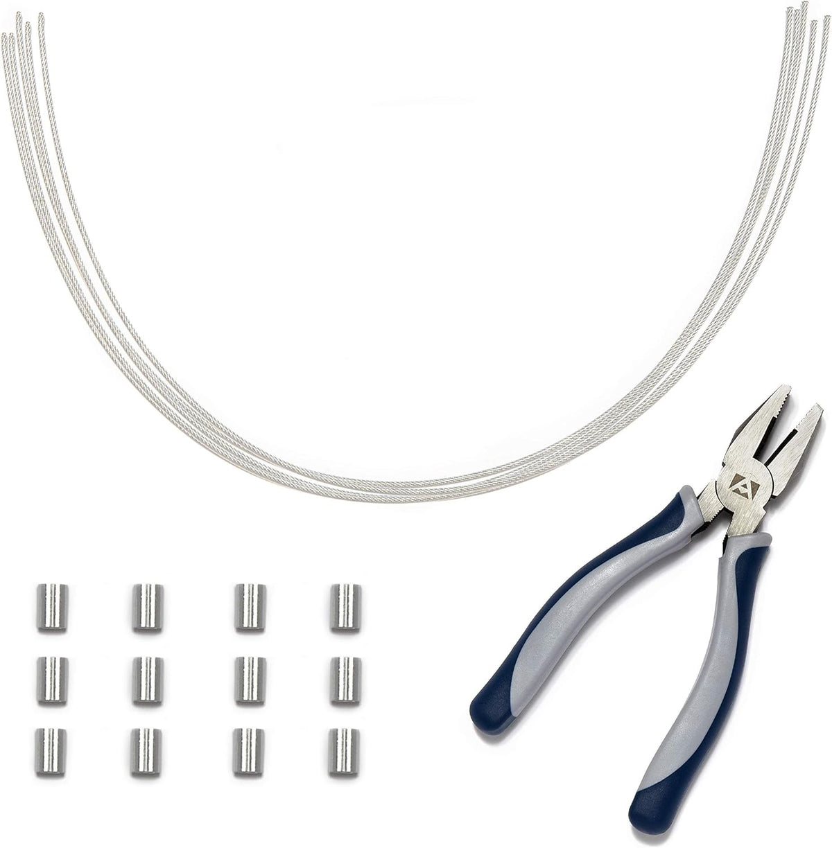 White 30 Pack Cable Tethers with Crimping Tool H799677