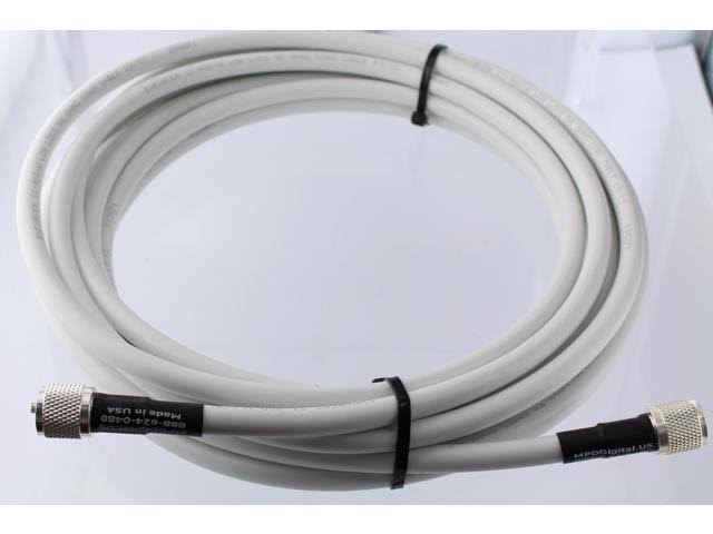 VHF AIS Coaxial Antenna Cable with Silver Teflon PL-259, 35 ft P51313