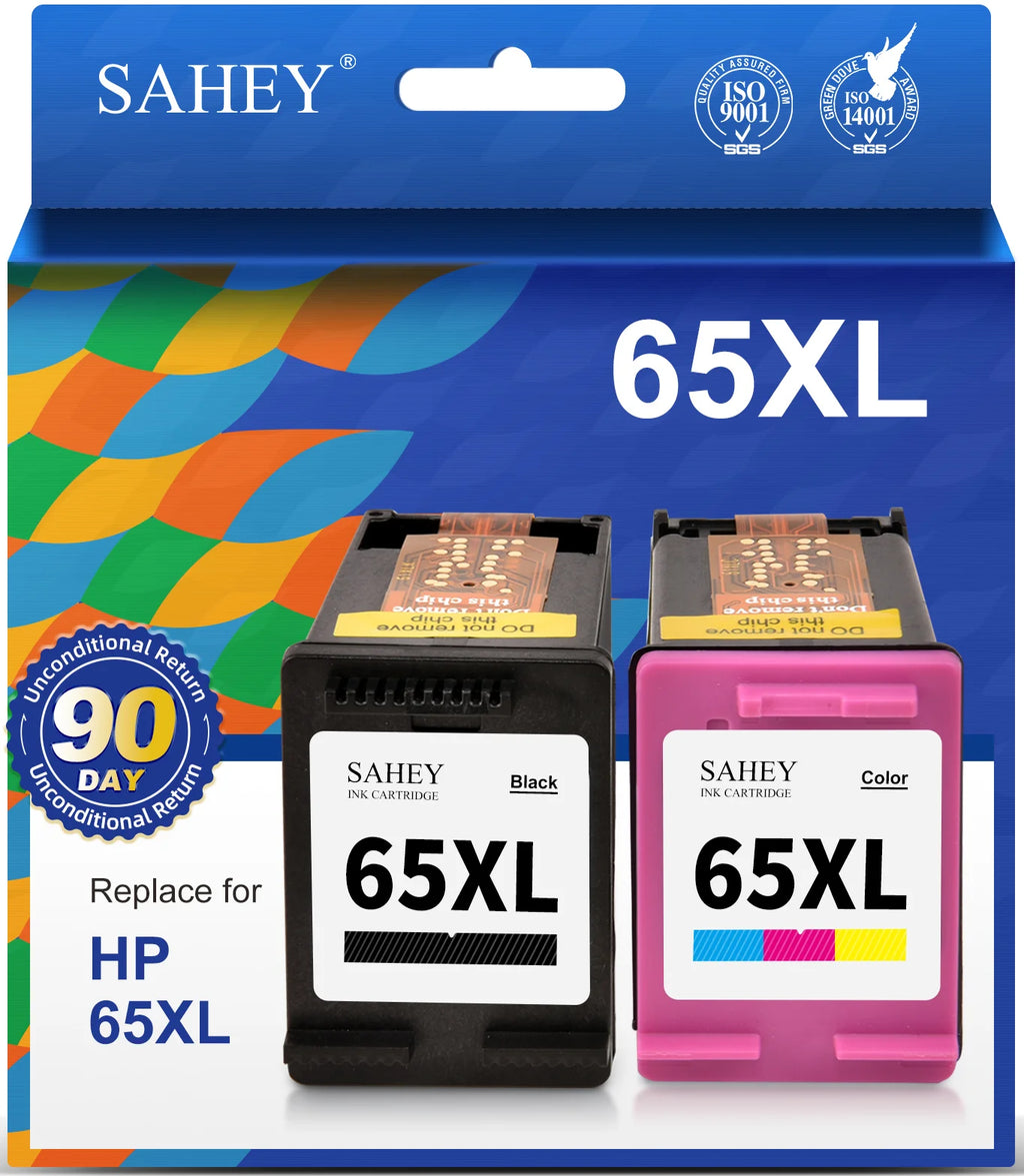 65XL Black and Tri-Color Ink Cartridge 2 Pack F625646