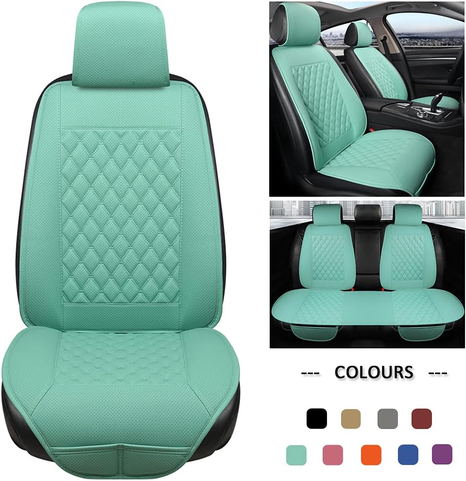 Blue Diamond Pattern Car Seat Covers P83255