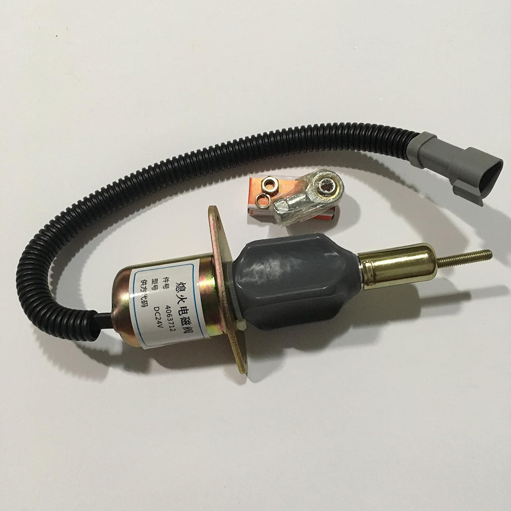 24V Shut Off Stop Solenoid for Cummins C8.3L Engine Pack of 2 S479