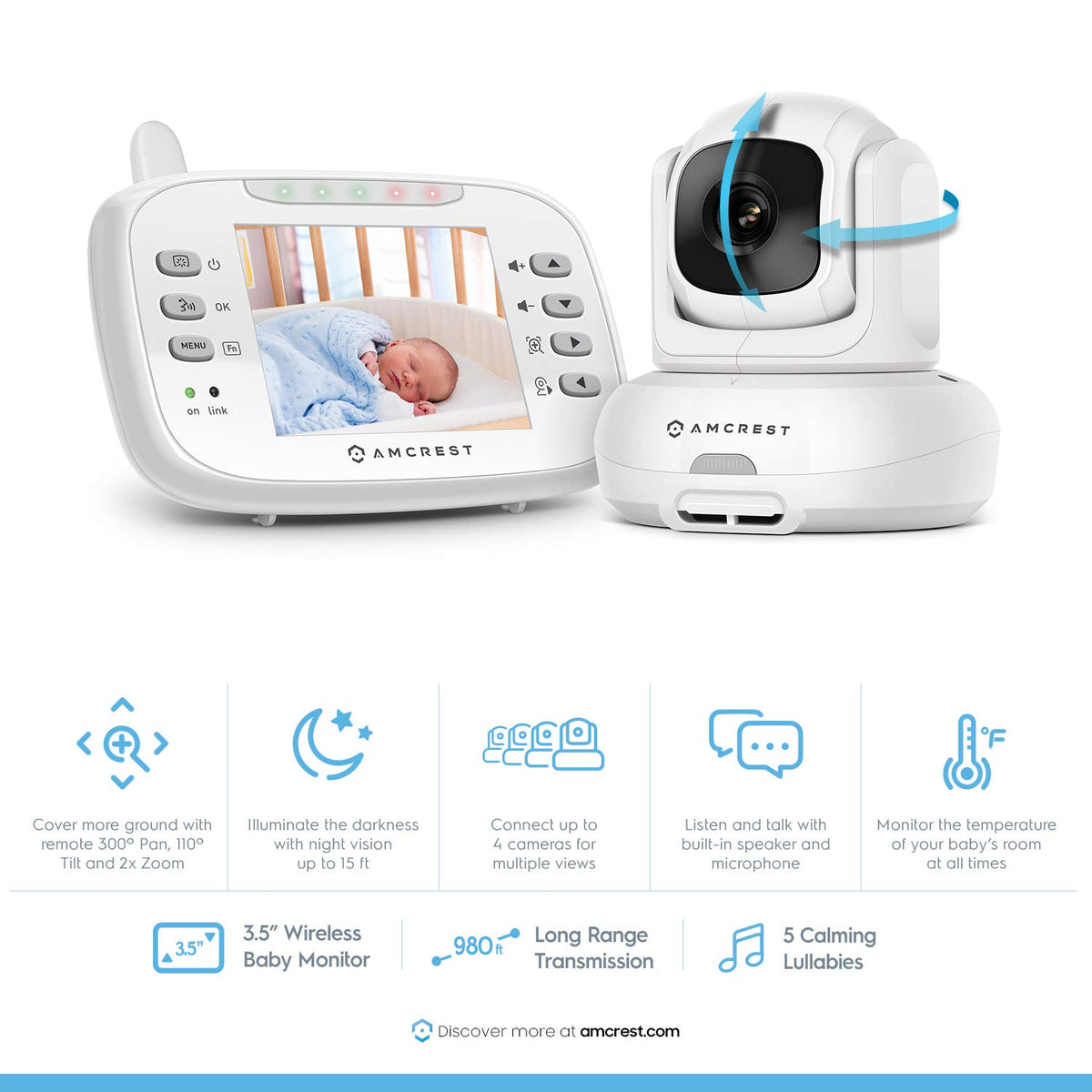 Video Baby Monitor with Camera and Audio D611331
