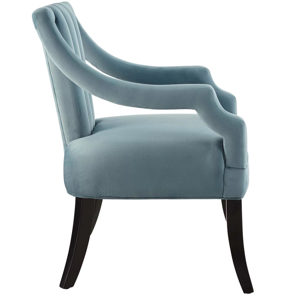 Light Blue Performance Velvet Accent Chair Set of 2 W111