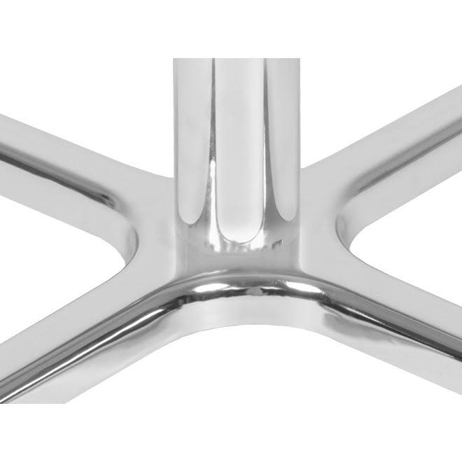 White & Grey Square X-Base Table B525157