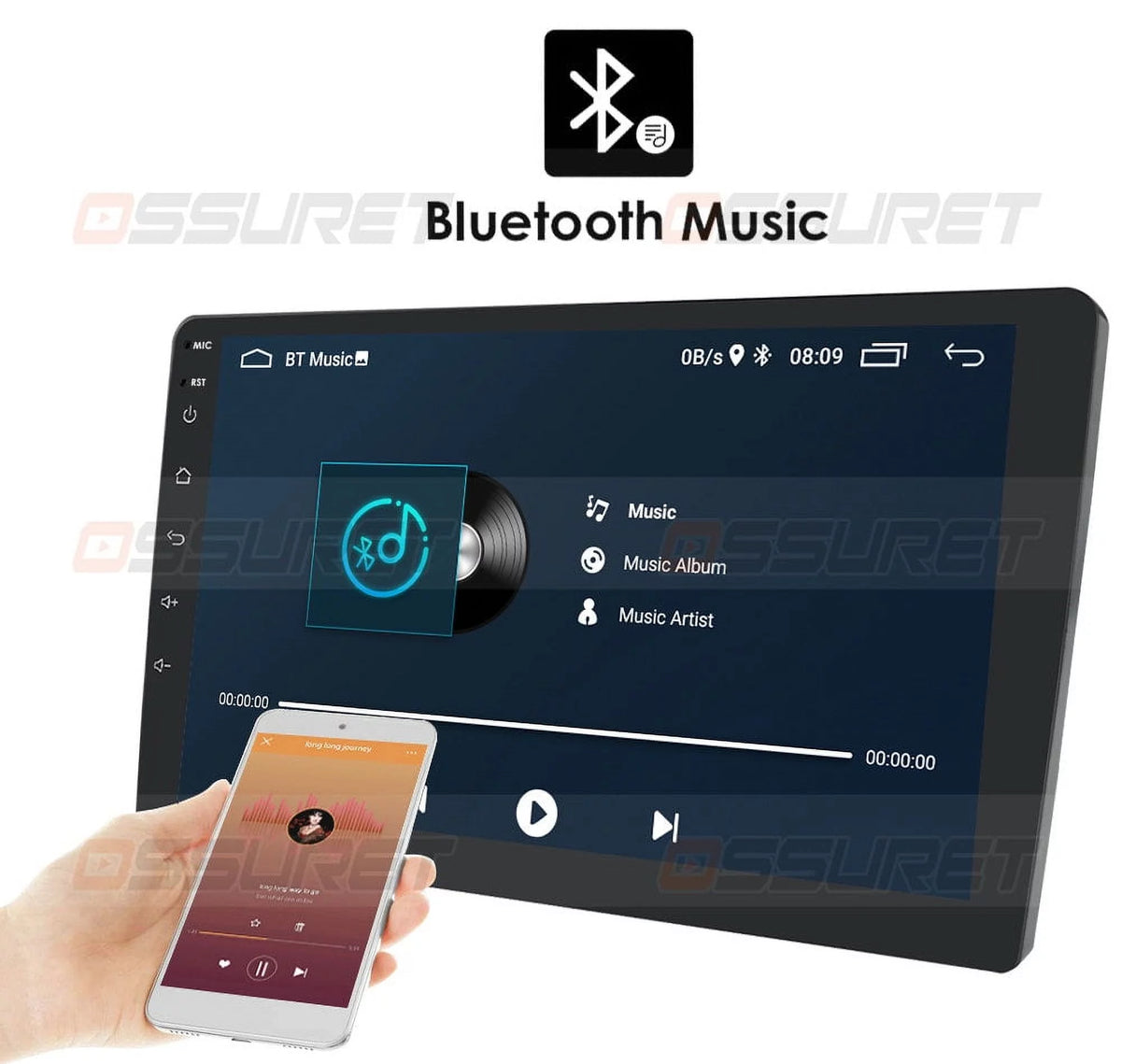 10.1" Android Car Radio Stereo GPS Navigation Carplay M17625