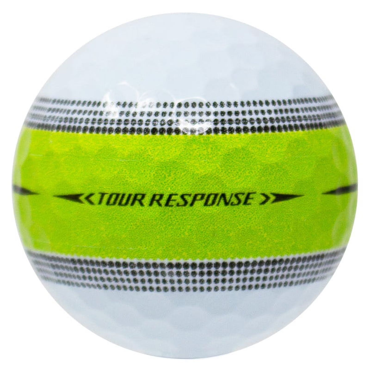 12 TaylorMade Tour Response Stripe Lime Golf Balls O80469
