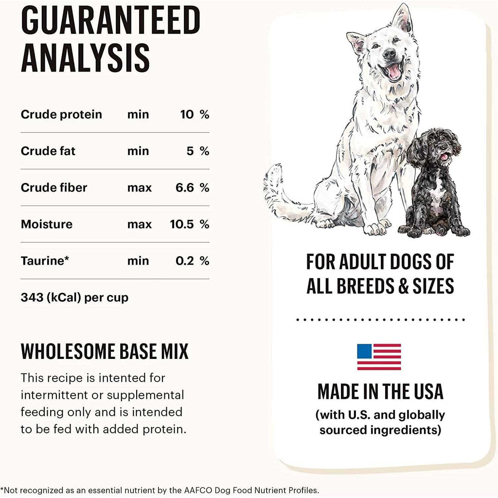 Dehydrated Whole Grain Veggie & Fruit Dog Food P271382