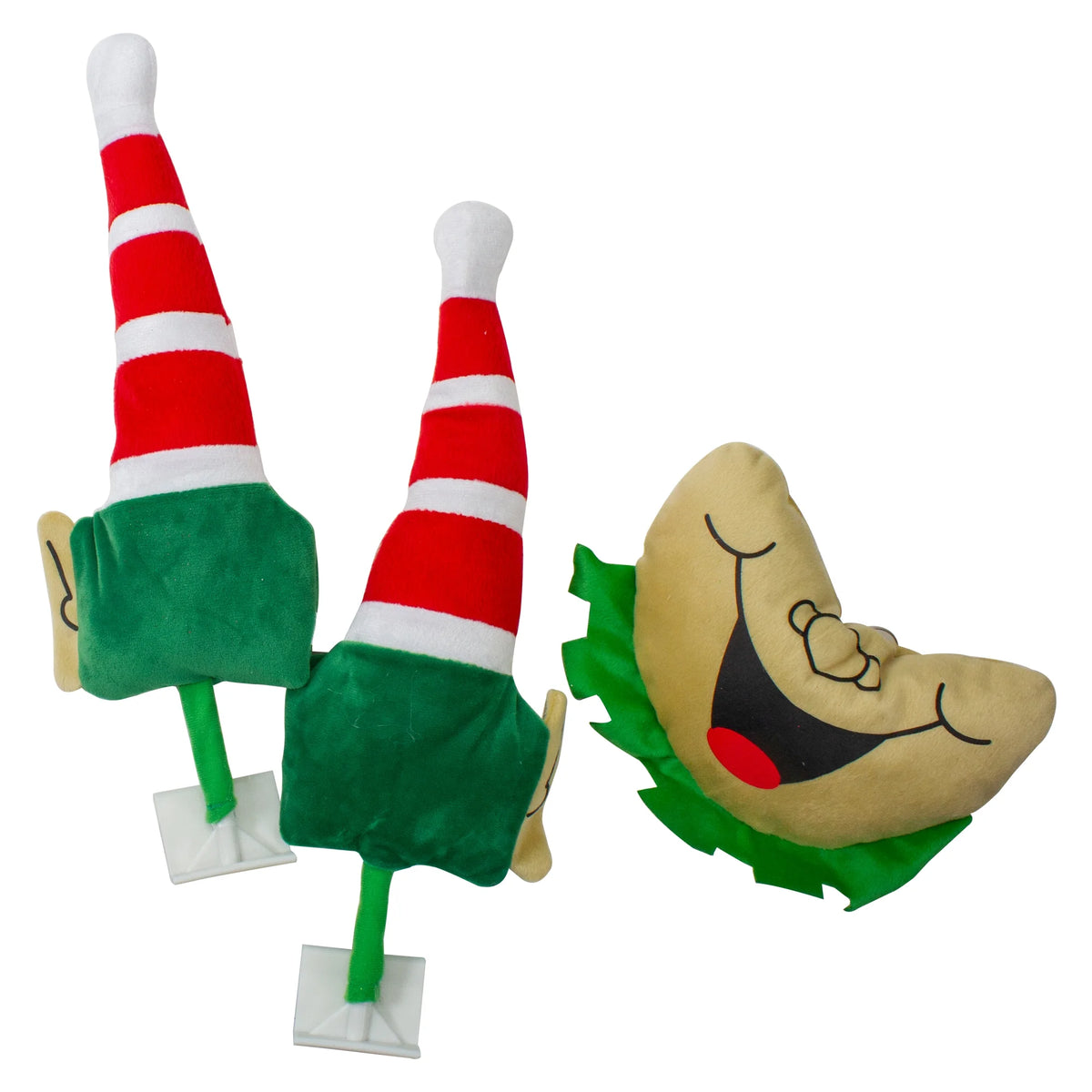 Red and Green Elf Christmas Car Decorating Kit C782