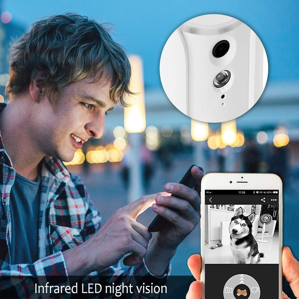 WiFi Pet Camera with Two-Way Audio and Night Vision I66120