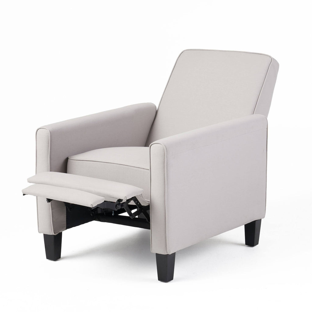 Set of 2 Fabric Recliner Moss Gray L447