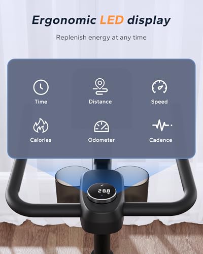 Exercise Bike with 300lbs Weight Capacity E8130