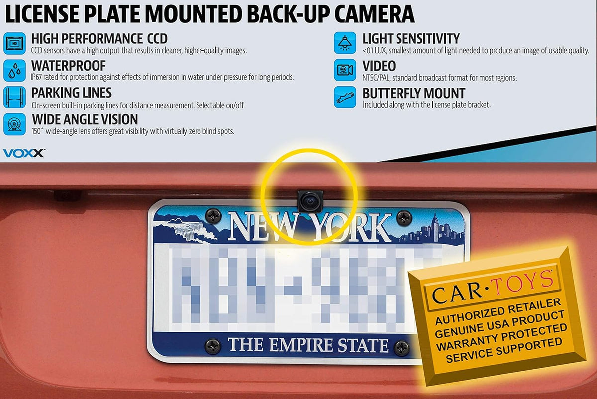 4-Channel Compact Amplifier and Backup Camera Bundle I2767