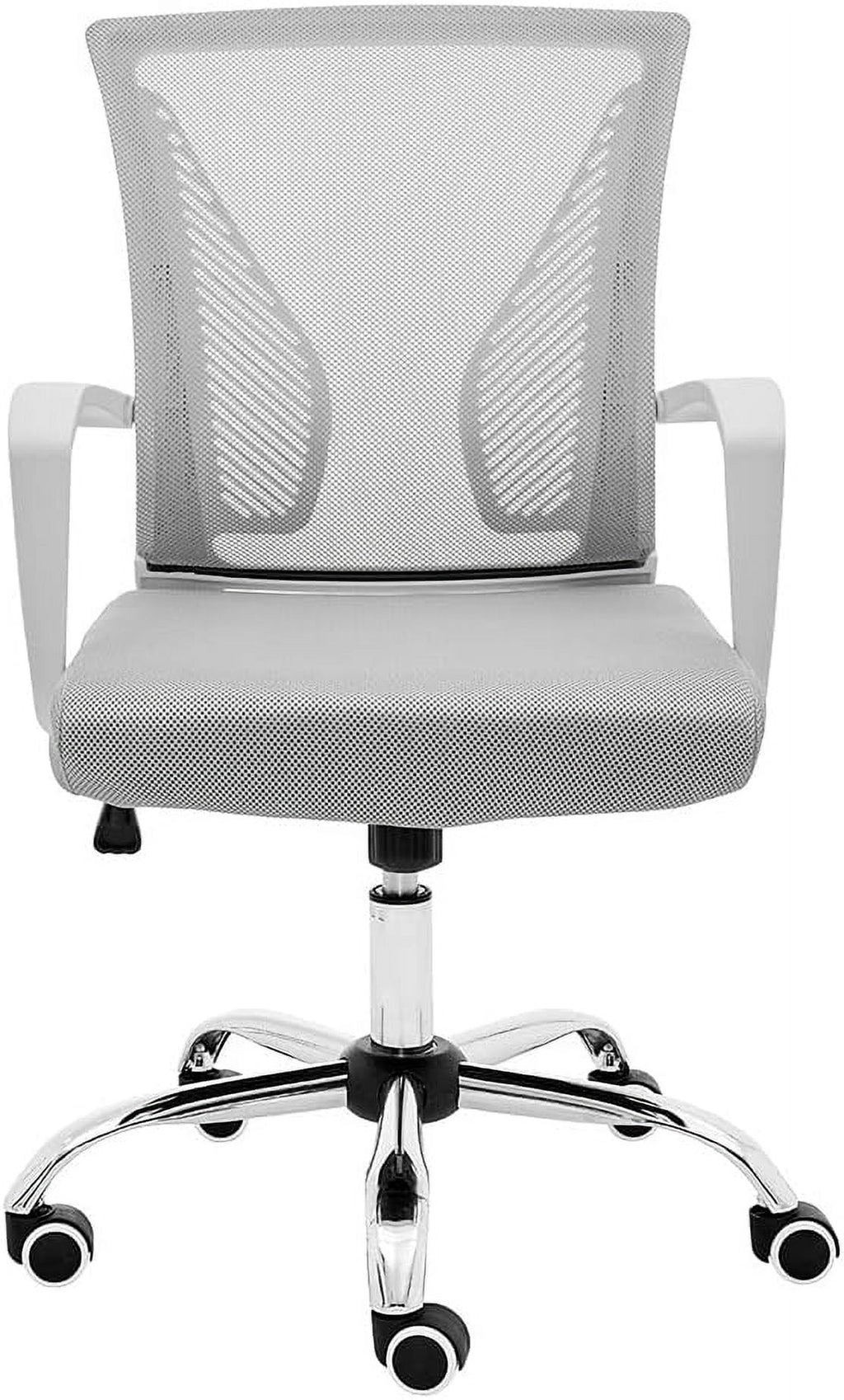 White Orange Mesh Back Desk Chair Z836230