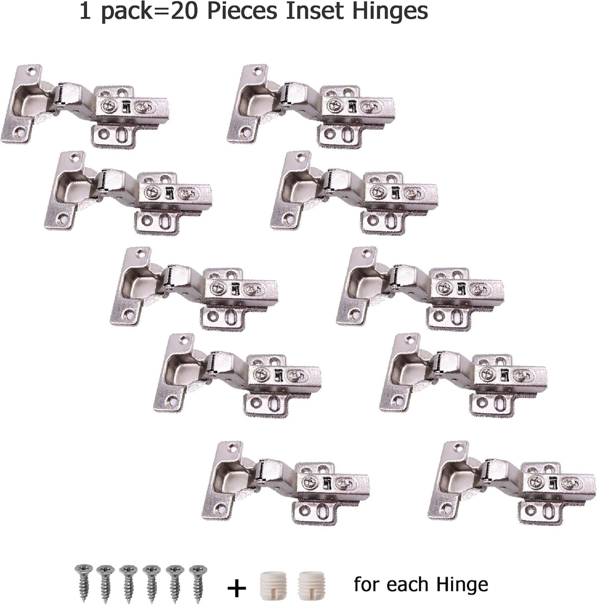 110 Degree Soft Close Cabinet Hinges 20 Pieces J70412