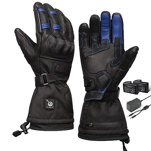 Professional Heated Motorcycle Gloves with 12V Charging Cord W188