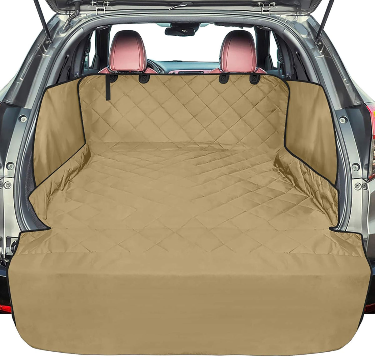 Water Resistant Pet Cargo Cover with Bumper Flap, Non-Slip, Pack of 2 P84420