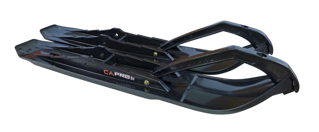 Black XCS Snowmobile Skis with 4.5" Shaper Bars Complete Kit V66399