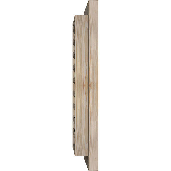 Unfinished Pine Gable Vent P92174