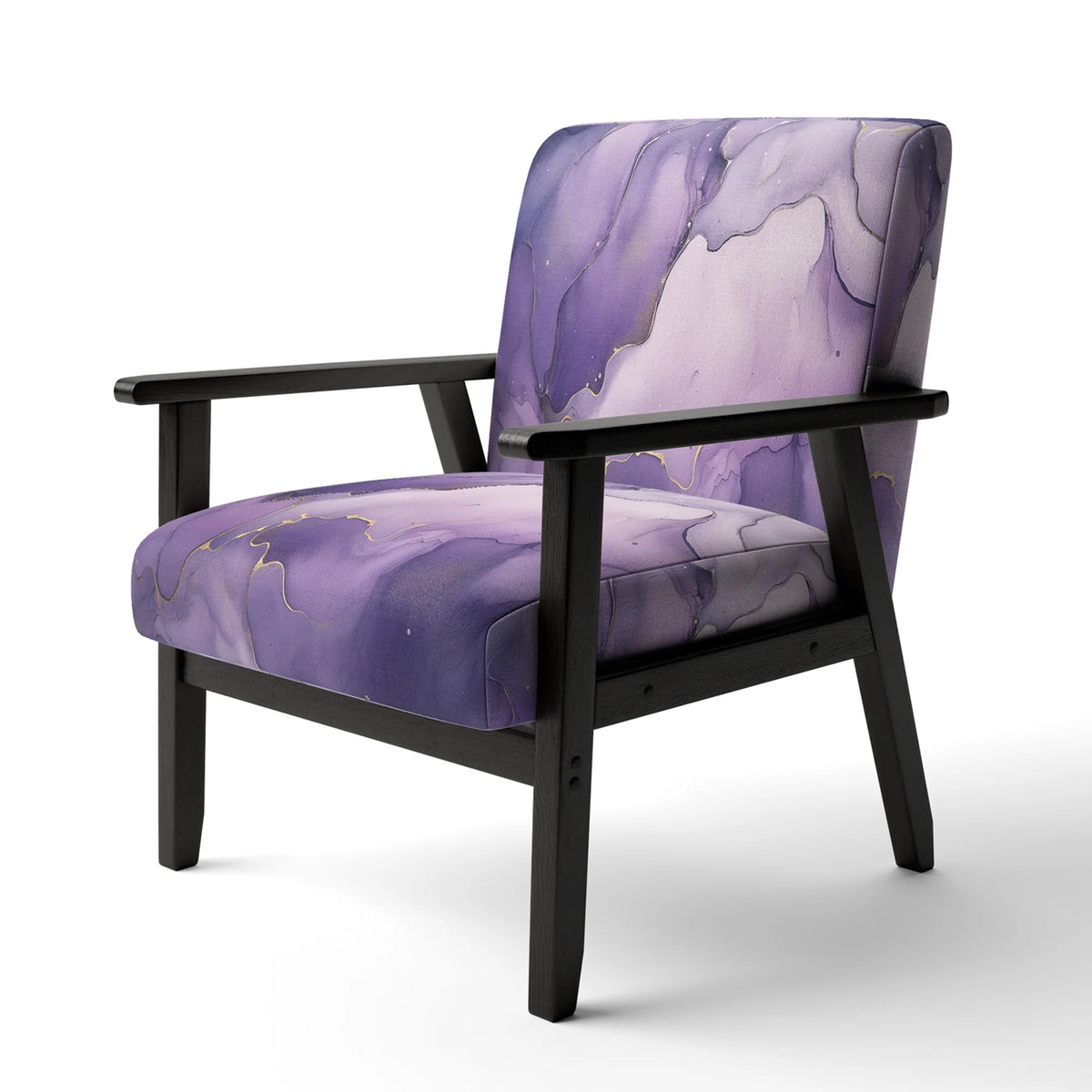 Purple Upholstered Accent Chair A378