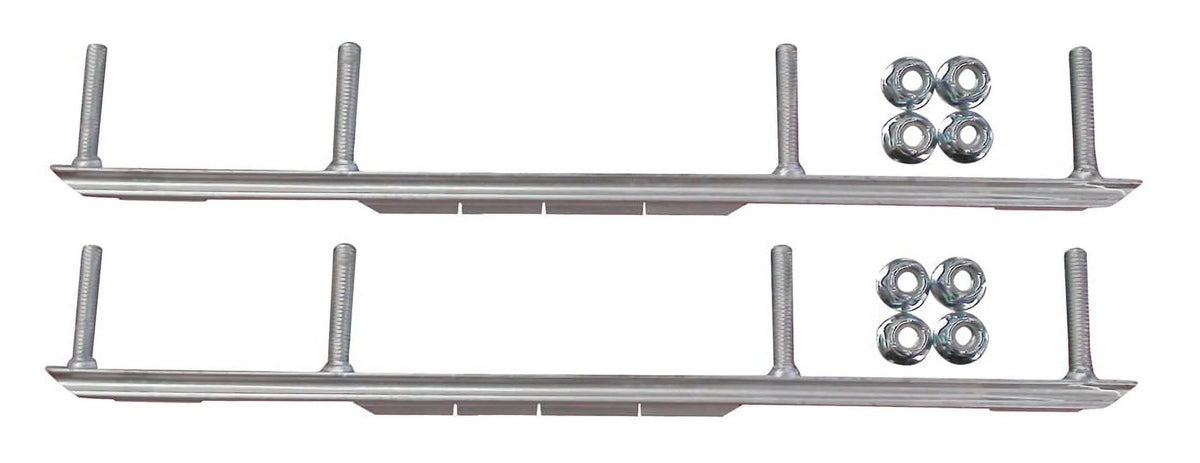 Black XCS Snowmobile Skis with 4.5" Shaper Bars Complete Kit V66399
