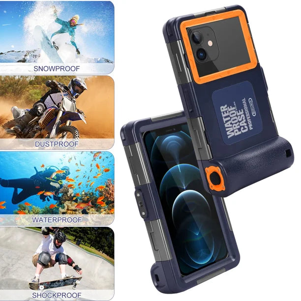 Waterproof Protective Case for Phones Up to 6.9 Inch Q876